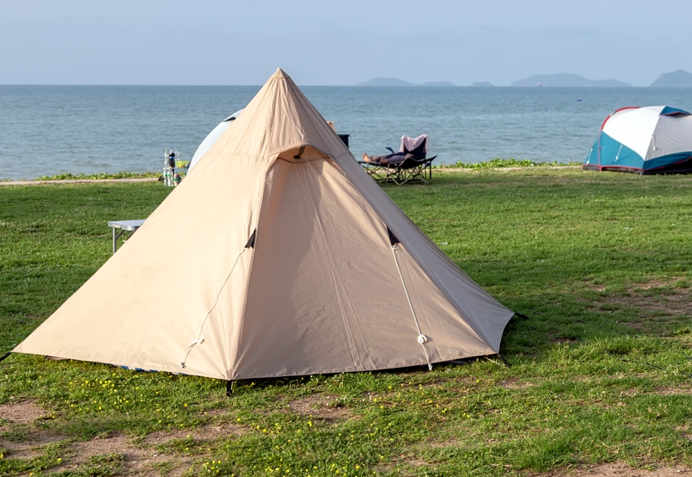 pyramid style tent