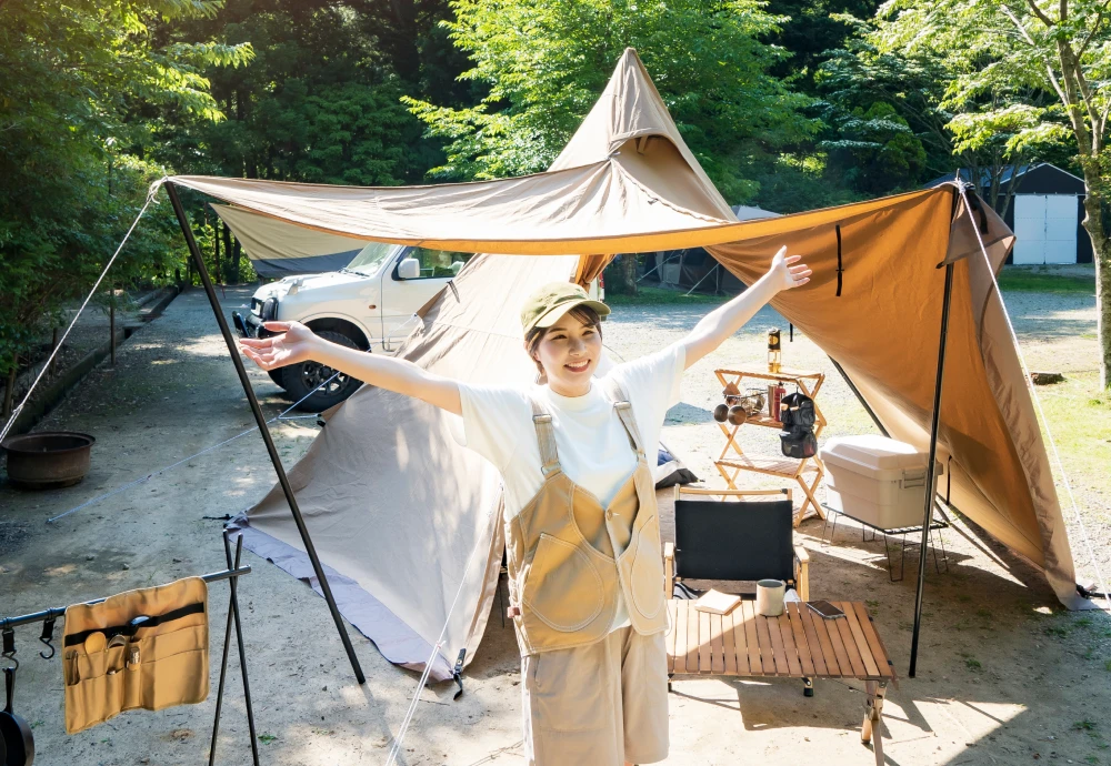 glamping in teepees